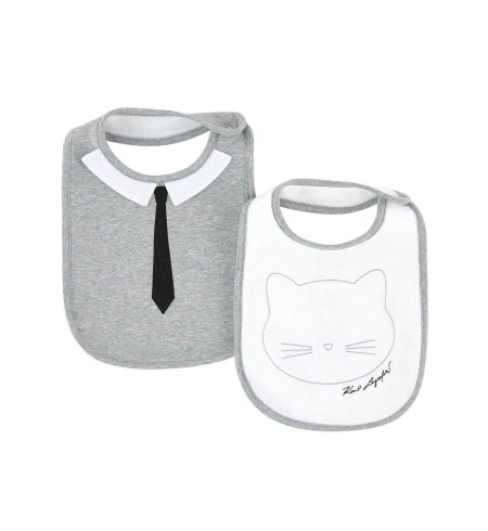 Baberos Karl Lagerfeld Gatito y Corbata