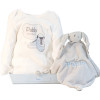 Bodysuit and personalised comforter set blue