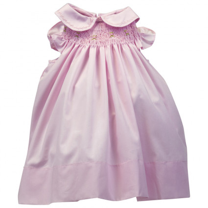 Baby smock dress and bootees
