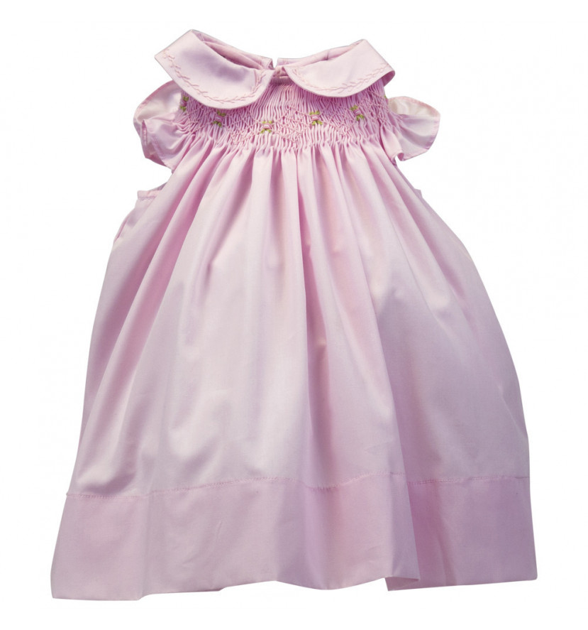 Baby smock dress and bootees