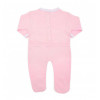 Hamper with personalised blanket pyjamas and customised comforter pink
