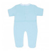 Hamper with personalised blanket pyjamas and customised comforter blue