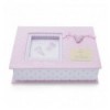 Pink Heart Footprints Baby Gift Set 