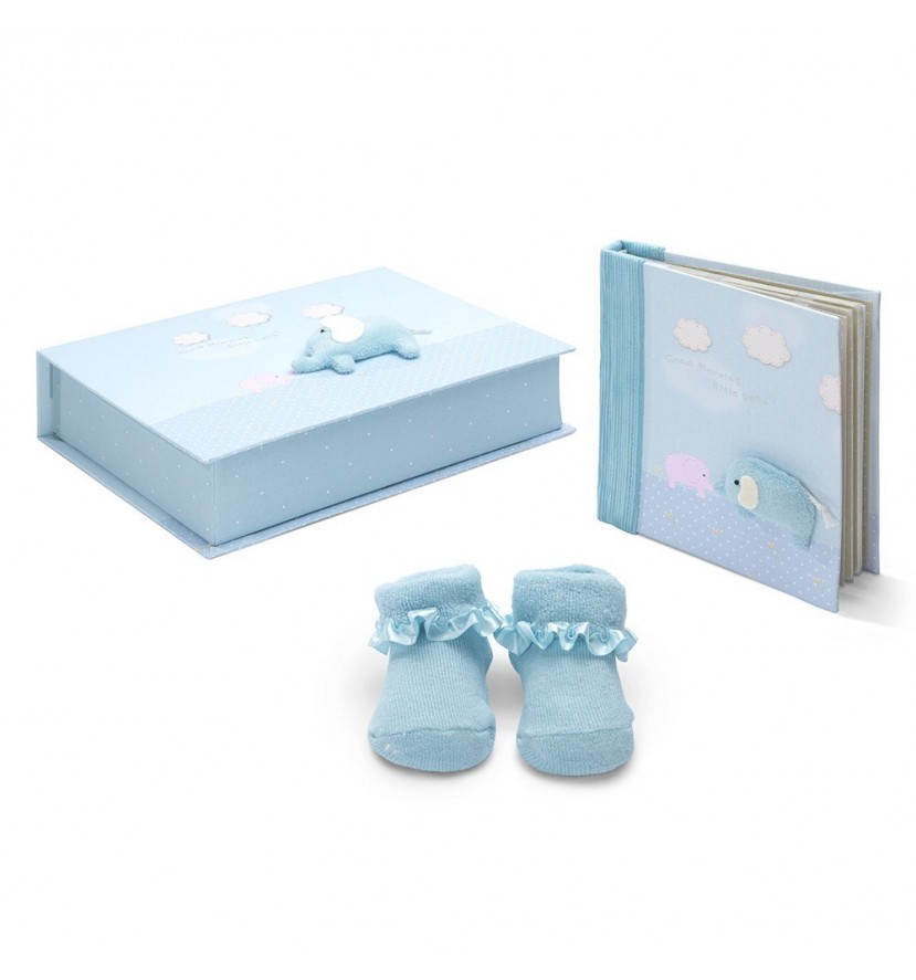Blue Baby Gift Set Elephant
