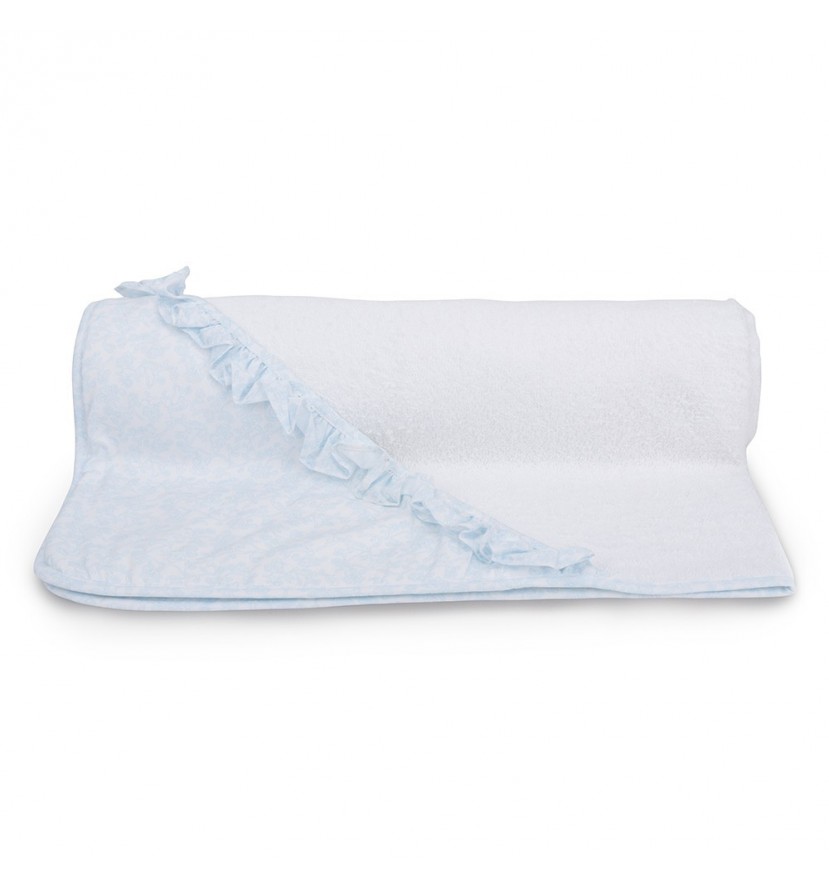 Blue Vintage Baby Hooded Towel