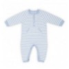 Blue Baby Stripes Onesie