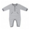 Grey Baby Stripes Onesie