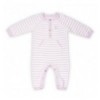 Pink Baby Stripes Onesie