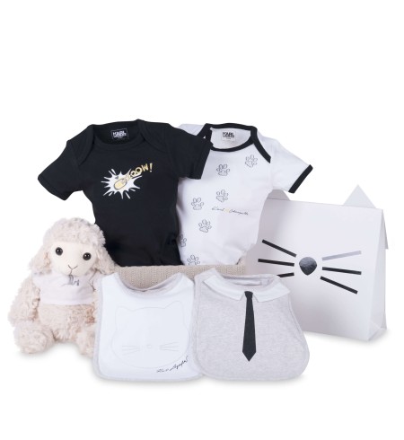 Canastilla bebés bodies cool Karl Lagerfed