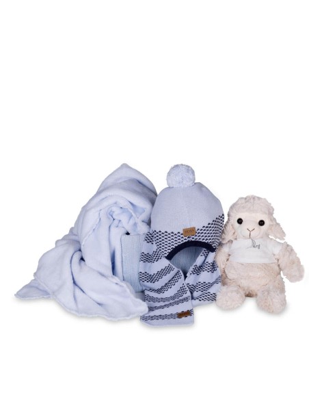 Set Gorrito y Bufanda Lana Hugo Boss