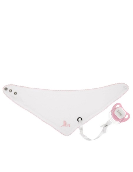 Babero bandana con chupete personalizado