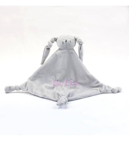 Canastilla Manta Personalizada y Pijama y doudou personalizado