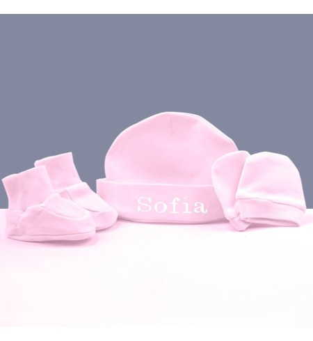Baby Hat, Mittens & Booties Set | Soft & Cozy Newborn Gift – Bebedeparis.com