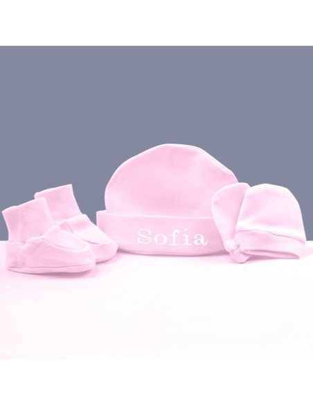 Baby Hat, Mittens & Booties Set | Soft & Cozy Newborn Gift – Bebedeparis.com