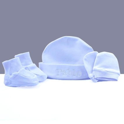 Baby Hat, Mittens & Booties Set | Soft & Cozy Newborn Gift – Bebedeparis.com 2