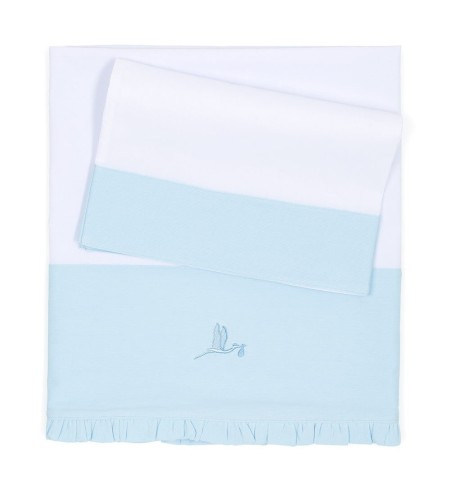 Caja Vintage Clasica Plena con Oso Azul