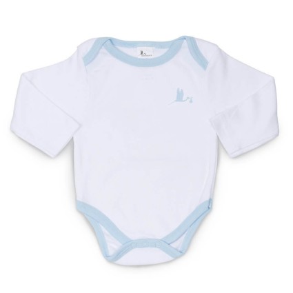 Canastilla Clásica Plena Con Oso Azul 2