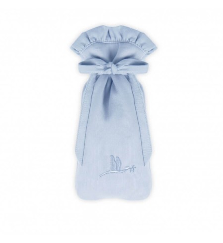 Canastilla Clásica Plena Con Oso Azul