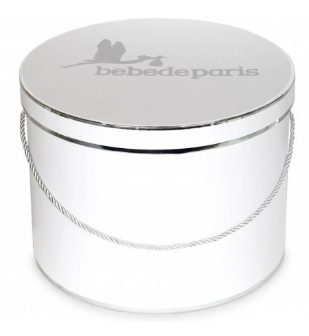 Caja Vintage Clasica Plena con Oso Azul